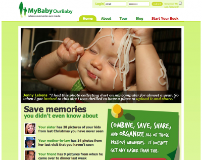 MyBabyOurBaby Homepage